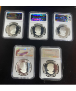 2008 Series II Vancouver Olympics 5 Pieces Commemorative Silver PF69 w/ Box - £373.80 GBP