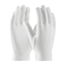 White Formal Gloves Stretch Nylon Open Cuff, Men&#39;s Size - £7.77 GBP