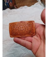 Hand Tooled Leather Belt Buckle - $471.03 MXN