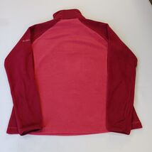 Columbia XL6624 Women's Red 1/4 Zip Pullover Sweatshirt Lightweight Size Large image 2