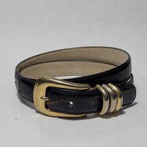 Genuine Leather High Quality Women&#39;s Black Belt (29&quot;-33&quot;) 23 mm  wide 5/8&quot; - £7.55 GBP