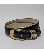 Genuine Leather High Quality Women&#39;s Black Belt (29&quot;-33&quot;) 23 mm  wide 5/8&quot; - £7.62 GBP