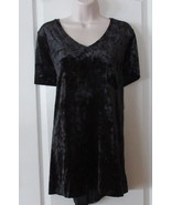 Spring + Mercer Velvet Legging Pocket Tee Black Women&#39;s Sz M-XXL NWT - $445.86 MXN