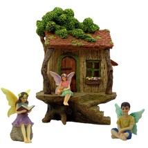 Fairy Garden House Kit  Fairy Garden Accessories Outdoor  Fairy Houses F... - £62.13 GBP