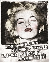 Marilyn Monroe Blowing A Kiss 15&quot; x 12&quot;  Novelty Metal Sign - £13.43 GBP