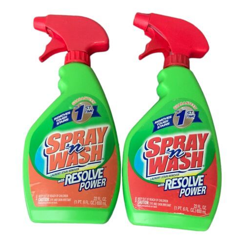 RESOLVE Spray n Wash Laundry Stain Remover 22 oz NEW Discontinued Lot