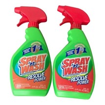 RESOLVE Spray n Wash Laundry Stain Remover 22 oz NEW Discontinued Lot of 2 - £25.43 GBP