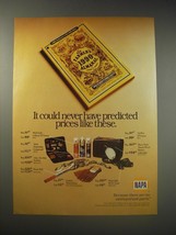 1990 Napa Auto Parts Ad - It could never have predicted prices like these - £14.78 GBP