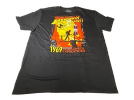 Indiana Jones Men&#39;s T-Shirt Sz 2XL ~1969 Worldwide Expeditions Black 100... - £17.44 GBP