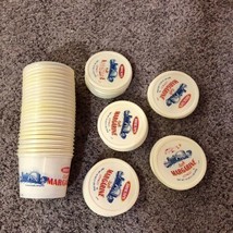 25 Soft Margarine Plastic Containers and Lids Used - £7.91 GBP