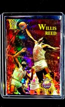 1996 Topps Stars Finest Refractor #37 Willis Reed HOF New York Knicks Card - £9.32 GBP