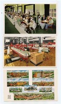 3 Kellogg&#39;s Postcards Battlecreek MI Company Plants Trip Through Packing... - £14.22 GBP
