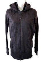 Lululemon Daily Practice Hooded Full Zip Jacket Black Size 8 - $51.25