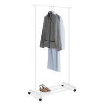 Whitmor Rolling Garment Rack White, STORAGE - $54.99