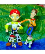 Toy Story 8 in. Jessie and Woody Action Figures by Mattel and two 3 in f... - £41.79 GBP