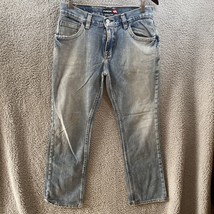 Tony Hawk Men&#39;s Size 30x30 Classic Distressed Y2K Denim Jeans Blue Retro - $10.80