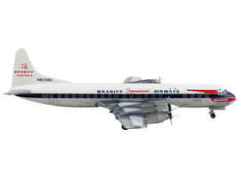 Lockheed L-188 Electra Commercial Aircraft Braniff International Airways White w - £43.77 GBP