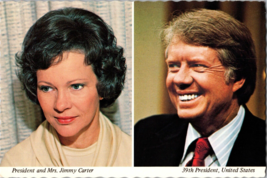 Vtg Postcard President and Mrs.  Jimmy Carter, 39th President of the USA - £5.14 GBP