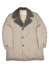 Vintage LL Bean Mainer Coat Mens 46 Goose Down Insulated Sherpa Collar USA Made - $95.72