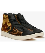 Converse Pro Mid Leather Pony Hair Safari Giraffe Camouflage Shoes Mn NI... - $151.14 CAD