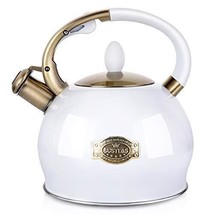 SUSTEAS Stove Top Whistling Tea Kettle-Surgical Stainless Steel Teakettle Tea... - £48.71 GBP