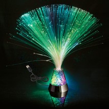 Dg Fiber Optic Lamp Color-Changing Usb Or Battery Powered Fairy Decoration Night - £25.35 GBP