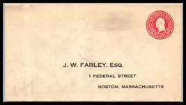 1920s/30s US Cover - J. W. Farley Esquire, Boston, Massachusetts K5 - £2.21 GBP