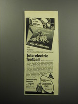 1968 Cadaco National Pro Football Hall of Fame Game Ad - Foto-Electric football - £14.73 GBP
