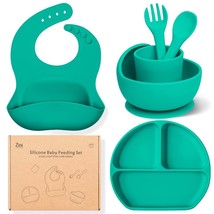 Baby Weaning Supplies for Toddlers Ziza Silicone Baby Solid Feeding Set ... - £19.49 GBP