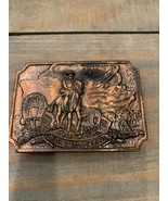 Vintage Cowboy Wagons Tall in the Saddle Belt Buckle - $16.97