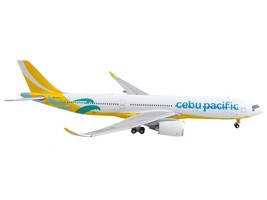 Airbus A330-900 Commercial Aircraft &quot;Cebu Pacific&quot; Yellow and White 1/400 Dieca - £56.32 GBP