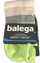Balega Men’s Green Stripes Hidden Cushioning Running No Show Socks Sz XL - £11.65 GBP