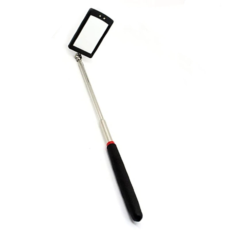 Extendable Telescoping Swivel LED Inspection Mirror - £13.27 GBP