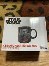 Disney Star Wars 20oz Ceramic Heat Reveal Mug Black - Fast Shipping Usa - $22.99