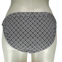 COLE OF CALIFORNIA Swimwear Bikini Bottoms Crochet Side B&amp;W Print Women&#39;... - £14.14 GBP