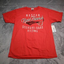 Nascar 4 Kevin Harwick Tshirt Adult L Short Sleeve Stewart Haas Racing Mens - $19.68