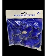 Vintage Metal Tin Biscuit Cutters Made in Germany Cookie Christmas Angel... - $46.53