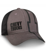 Chevy Trucks Black &amp; Gray Cotton Hat - £23.44 GBP