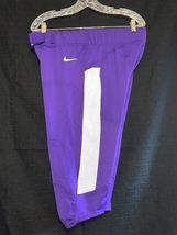 Nike Team Vapor Pro 3/4 Football Pants Men's 2XL 845930-546 Purple &amp; White - $25.59