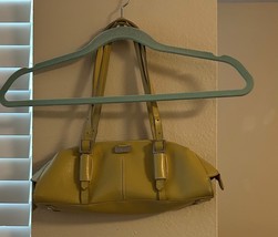 Kenneth Cole Reaction YellowLeather Shoulder Bag Women&#39;s. - $19.80