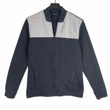 Alfani Men&#39;s S Black Gray Full Zip Cardigan Sweater Casual Fashion Comfortable - £18.19 GBP