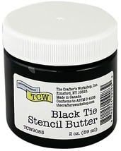 Crafter&#39;s Workshop Stencil Butter 2oz Black Tie - £11.87 GBP