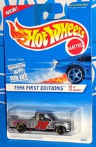 Hot Wheels 1996 First Editions #367 Chevy 1500 Gray Small GY7SPs Unpainted Base - $6.00