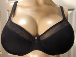 Bali 34DD Black 34 DD One Smooth U 3439 Lightly Lined Underwire Bra - $11.88