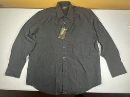 NEW Joseph Abboud Men&#39;s Silk / Cotton Blend Long Sleeve Button Up Shirt Size L - £31.27 GBP