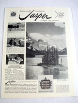 1951 Canadian National Railways Ad Jasper National Park CN - £7.06 GBP