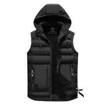 Men&#39;s Vest Winter Down Vest Casual Vest Men&#39;s Sleeveless Jacket Thickened Warmth - £97.82 GBP