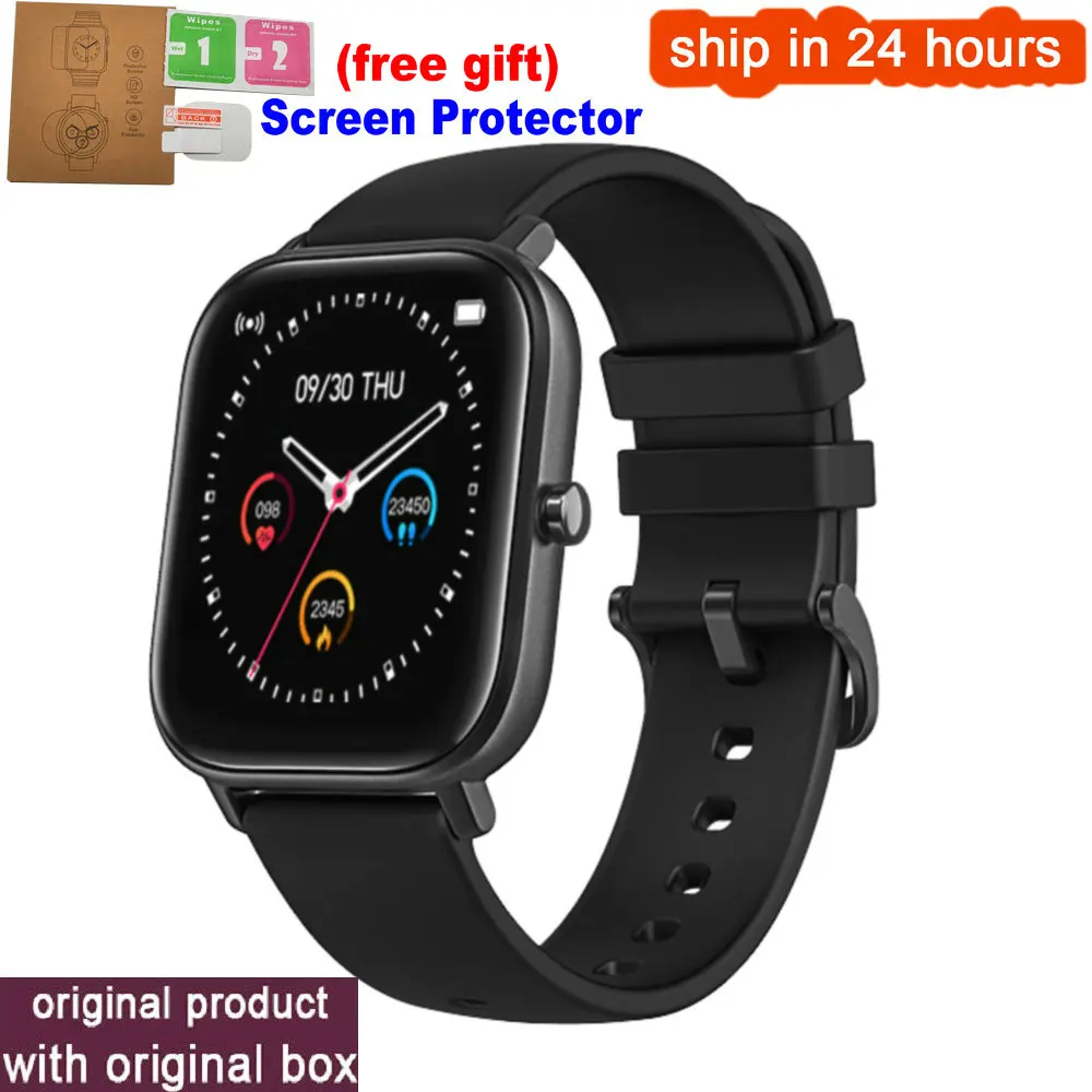 P8 Smart Watch Men 1.4 inch Full Touch Fitness Tracker Blood Pressure Sm... - $232.17