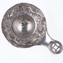 Antique Chinese silver Dragon repousse tea strainer - £313.34 GBP