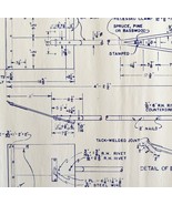 1953 Railroad Bangor Aroostook Snow Plow Shovel Blueprint M5 Trains DWDD12 - $168.74